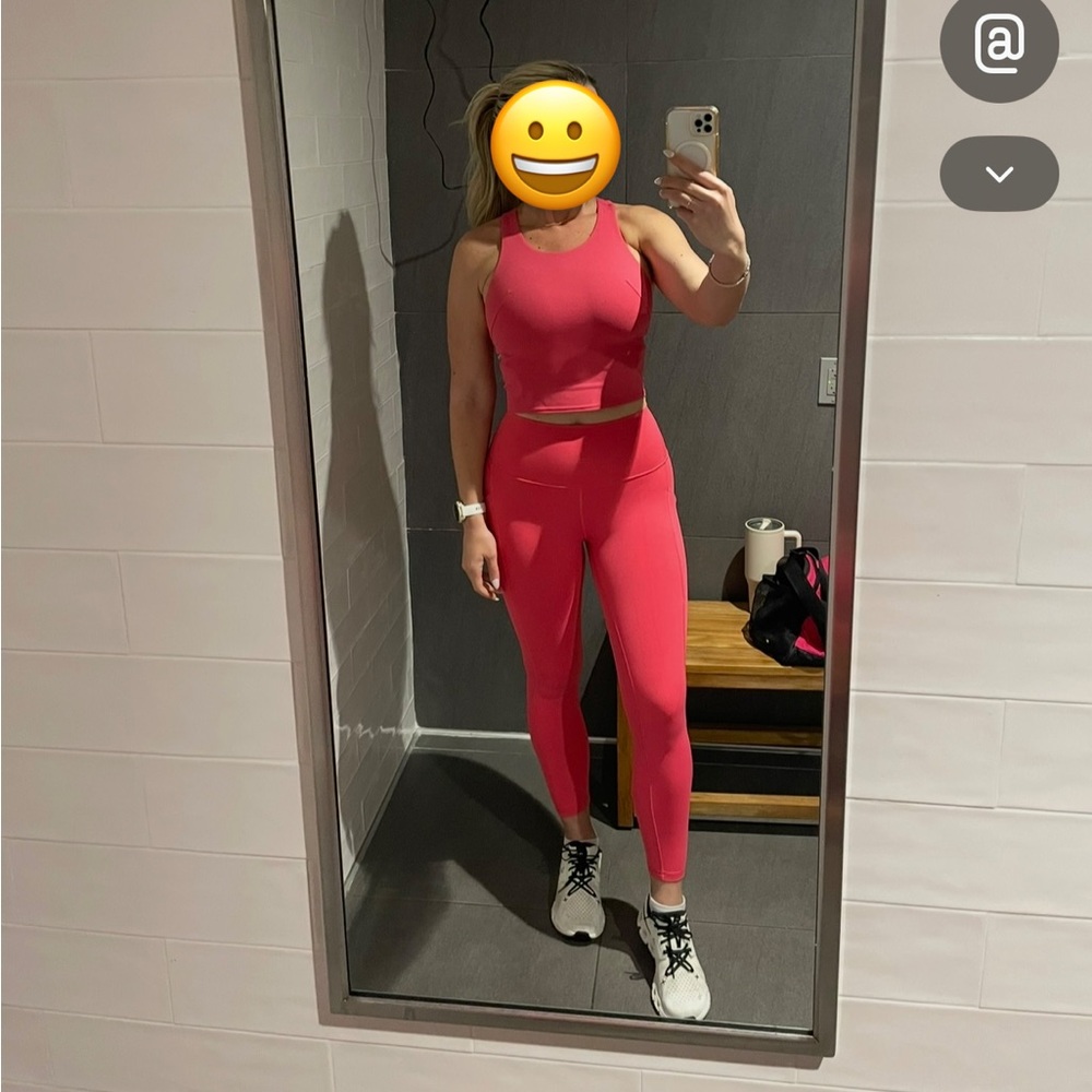 Lululemon Athletica Pink Leggings Set